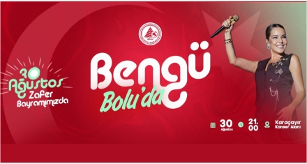 Zafer Bayramı'nda Bengü sahne alacak