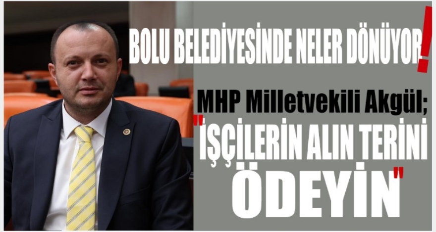 BOLU BELEDİYESİNDE NELER OLUYOR?