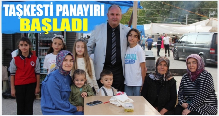 TAŞKESTİ PANAYIRI BAŞLADI