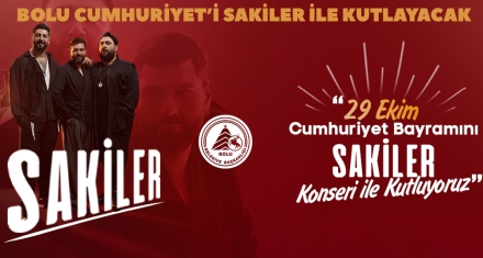 BOLU CUMHURİYET'İ SAKİLER İLE KUTLAYACAK