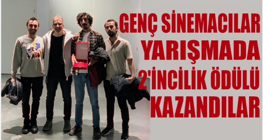 Bolu'dan Genç Sinemacılar ikincilik ödülü kazandı