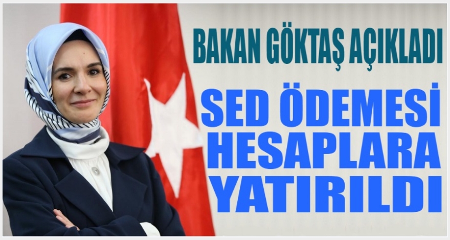 SED ödemesi hesaplara yatırıldı