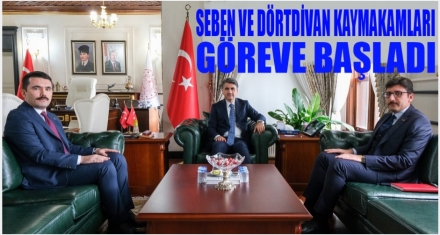 Yeni kaymakamlar göreve başladı