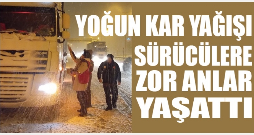 KAR YAĞDI BÖYLE OLDU
