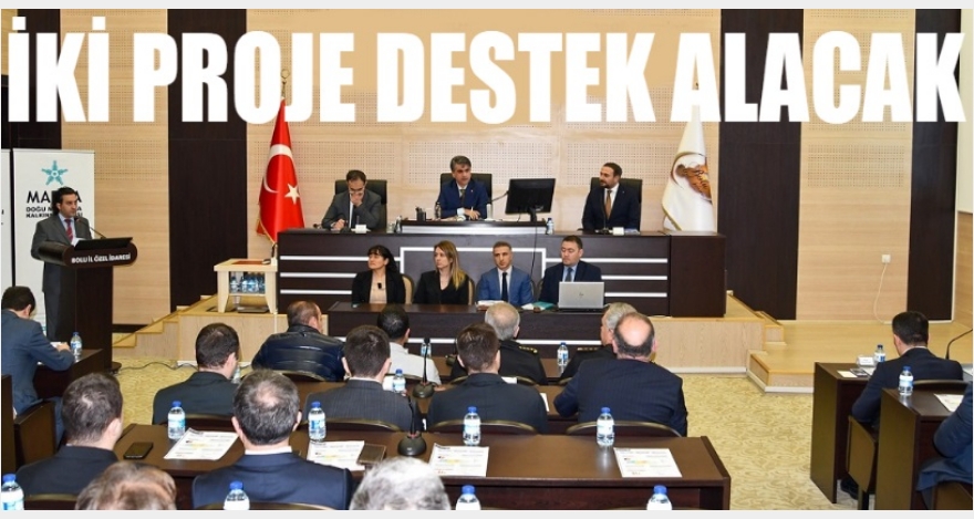 İKİ PROJEYE DESTEK