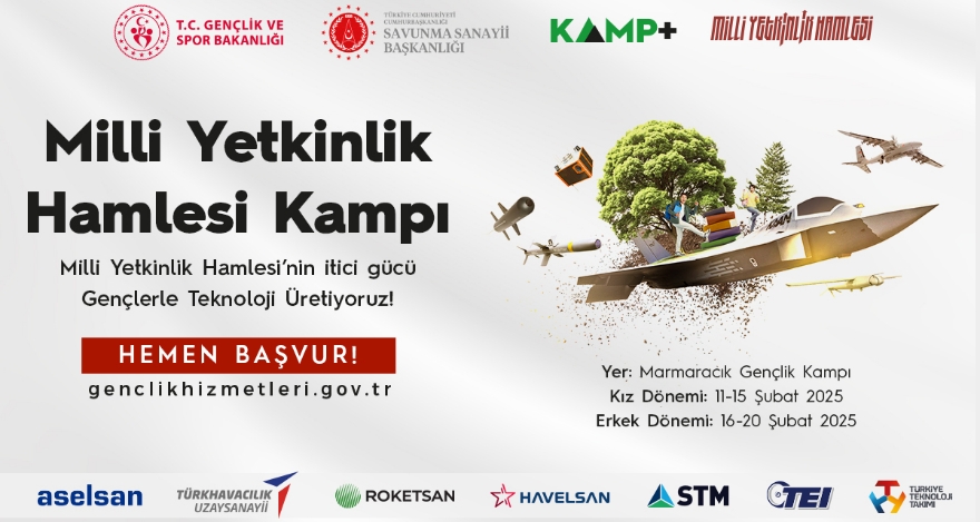 Milli Yetkinlik Hamlesi Kampı başlıyor