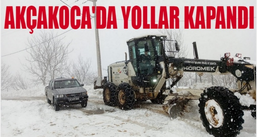 Komşuda kar etkili oluyor