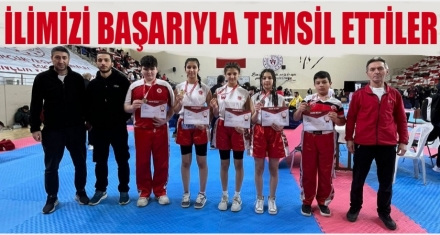 İLİMİZİ BAŞARIYLA TEMSİL ETTİLER
