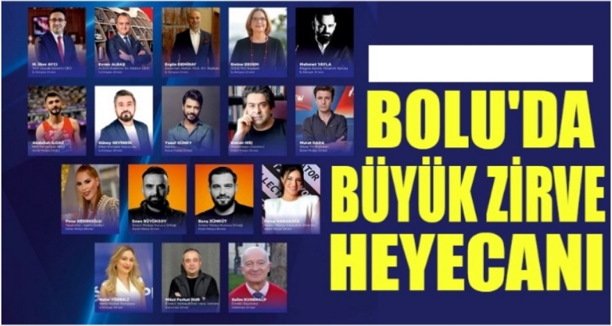 Bolu'da Büyük Zirve Heyecanı