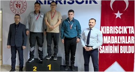 KIBRISCIK'TA MADALYALAR SAHİBİNİ BULDU