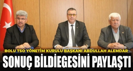 SONUÇ BİLDİRGESİNİ PAYLAŞTI 