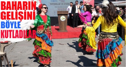 BAHARIN GELİŞİNİ BÖYLE KUTLADILAR