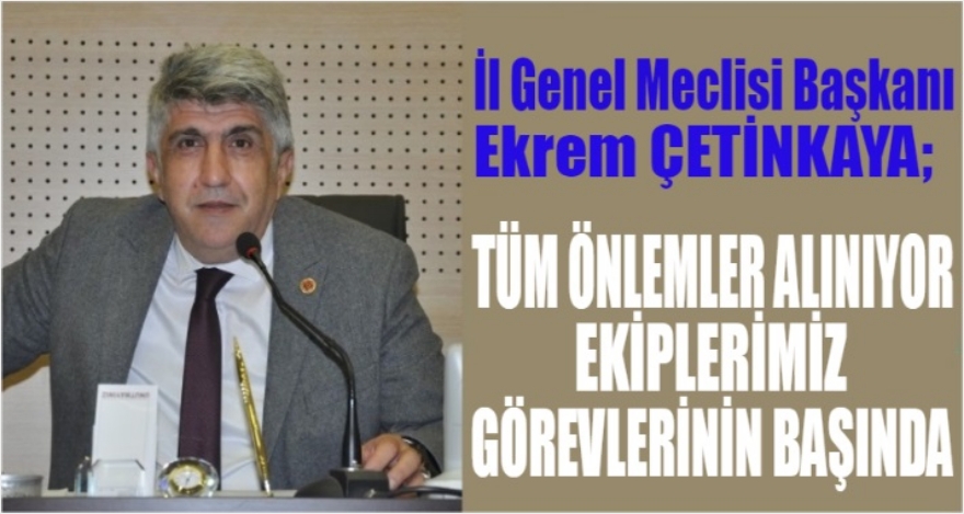 Ekrem Çetinkaya'dan İçme Suyu Açıklaması