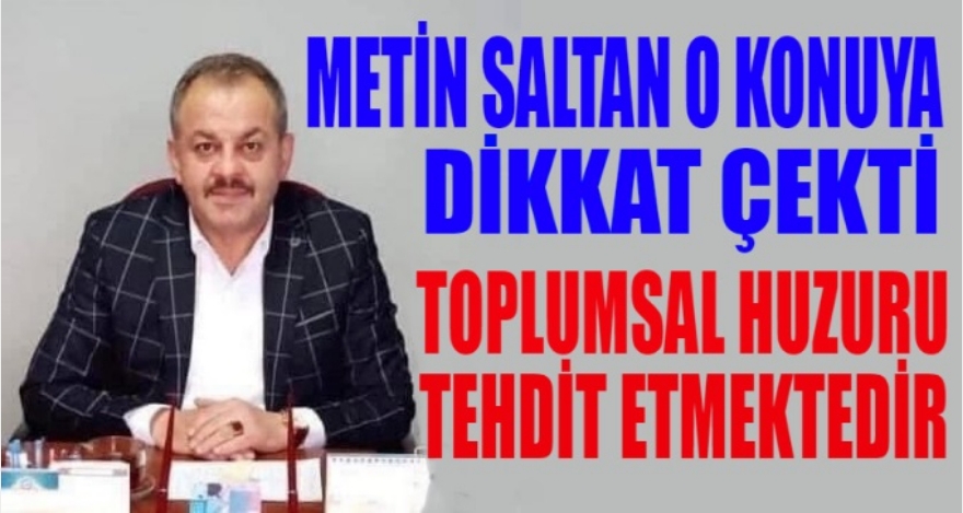 SALTAN SANAL KUMAR BAĞIMLILIĞINA DİKKAT ÇEKTİ