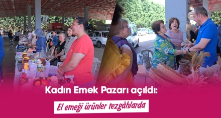 El emeği ürünler tezgâhlarda