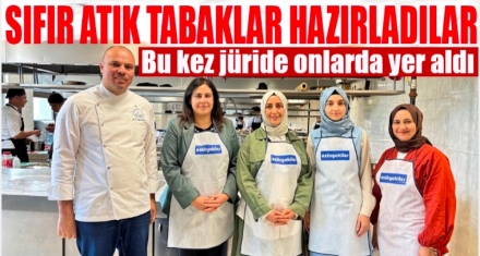 Sıfır Atıklı Tabaklar Hazırladılar