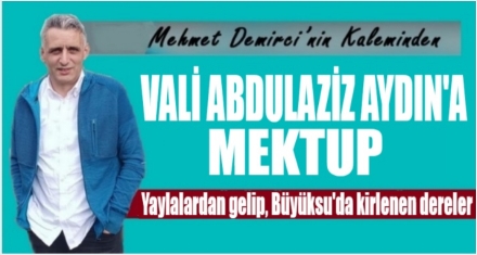 VALİ ABDULAZİZ AYDIN'A METKUP