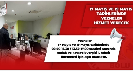 VEZNELER AÇIK OLACAK