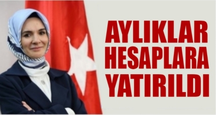 Aylıklar hesaplara yattı 