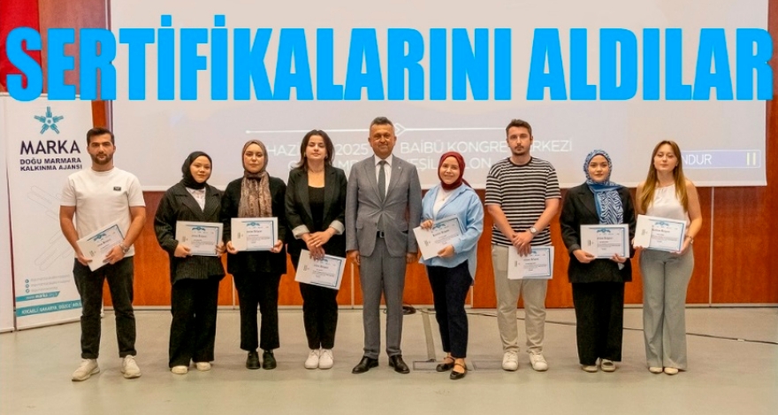 Sertifikalarını aldılar