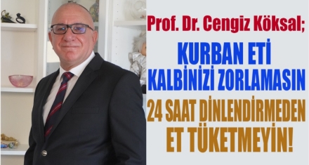 KURBAN ETİ KALBİNİZİ ZORLAMASIN