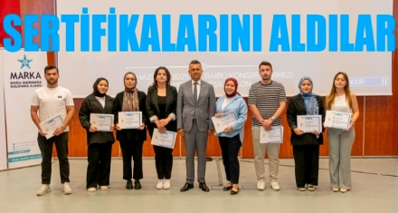 Sertifikalarını aldılar 