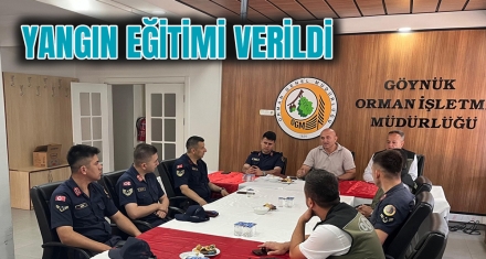 YANGIN EĞİTİMİ VERİLDİ