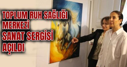 BOLU TOPLUM RUH SAĞLIĞI MERKEZİ SANAT SERGİSİ AÇILDI