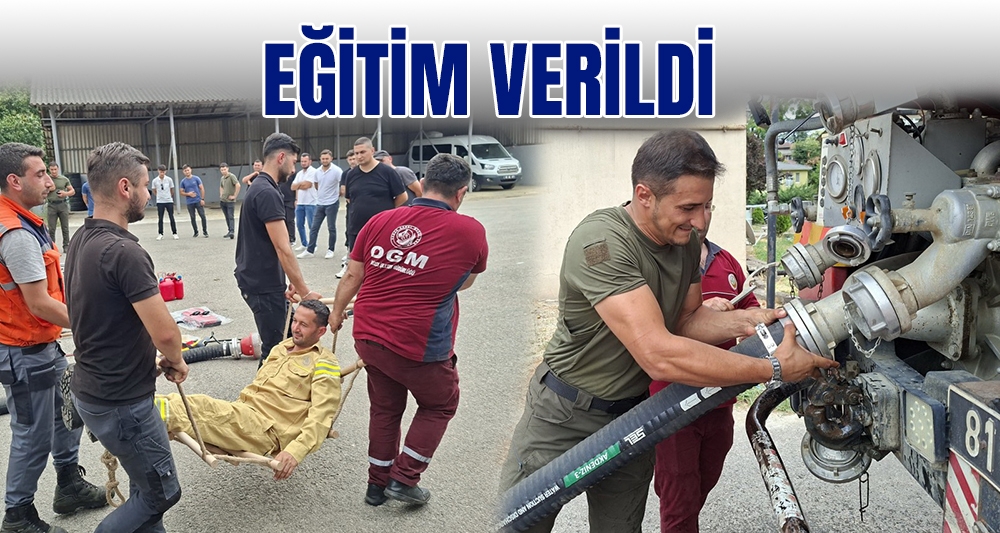 EĞİTİM VERİLDİ