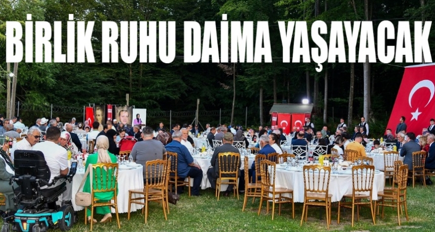 ŞEHİT AİLELERİ VE GAZİLERLE BİR ARAYA GELDİLER