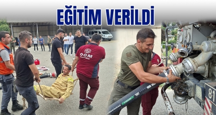 EĞİTİM VERİLDİ