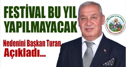 Festival iptal edildi 