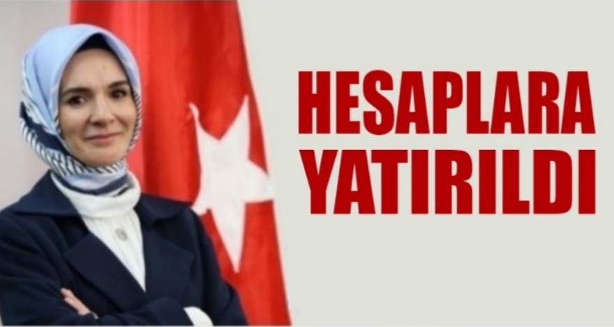 Hesaplara yatmaya başladı