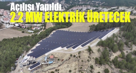 2.2 MW ELEKTRİK ÜRETECEK
