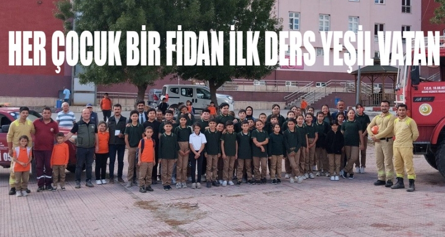 Her Çocuk bir Fidan, İlk Ders Yeşil Vatan