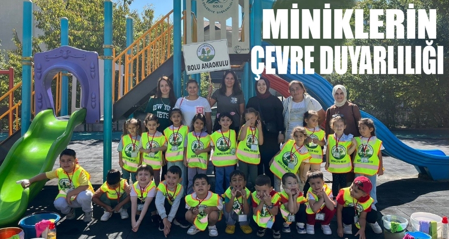 Miniklerin çevre duyarlılığı takdir topladı