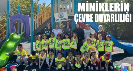 Miniklerin çevre duyarlılığı takdir topladı