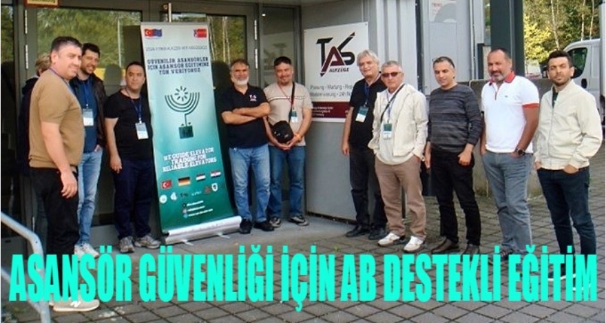 Asansör güvenliği için AB destekli eğitim