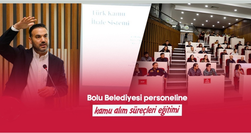 Bolu Belediyesi personeline kamu alım süreçleri eğitimi