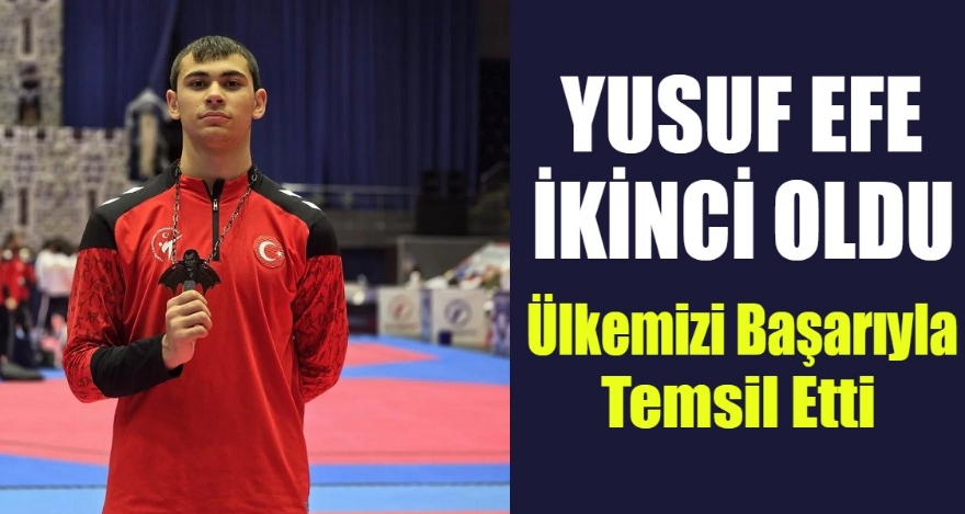 Yusuf Efe Gümüş Madalya Aldı