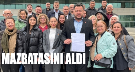 KARAGÖZ MAZBATASINI ALDI