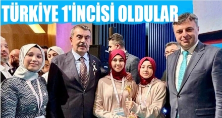 TÜRKİYE 1'İNCİSİ OLDULAR