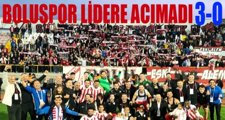 BOLUSPOR LİDERE ACIMADI