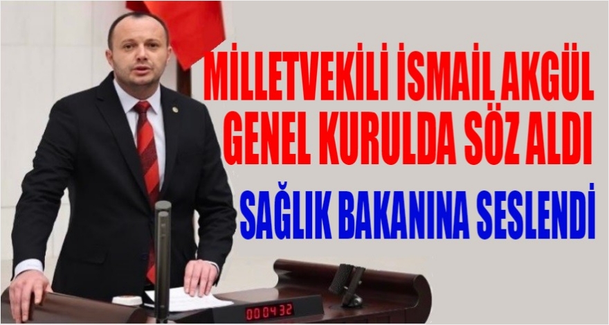 AKGÜL TBMM GENEL KURULDA SÖZ ALDI