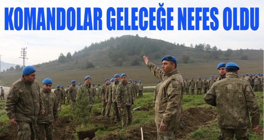 BOLU KOMANDOTUGAYI YANAN ORMANLIK ALANLARA NEFES OLDU