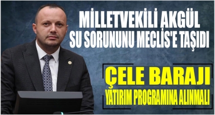 SU SORUNUNU MECLİSE TAŞIDI