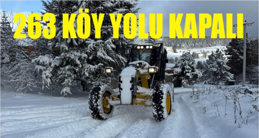 263 köy yolu kapalı
