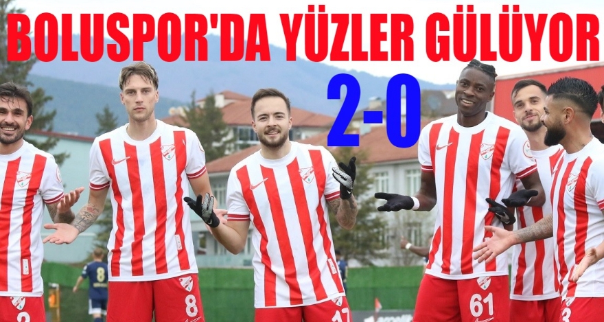 BOLUSPOR'DA YÜZLER GÜLÜYOR