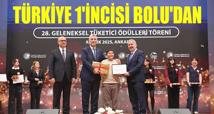 TÜRKİYE 1'İNCİSİ BOLU'DAN
