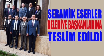 ESERLER BELEDİYE BAŞKANLARINA VERİLDİ